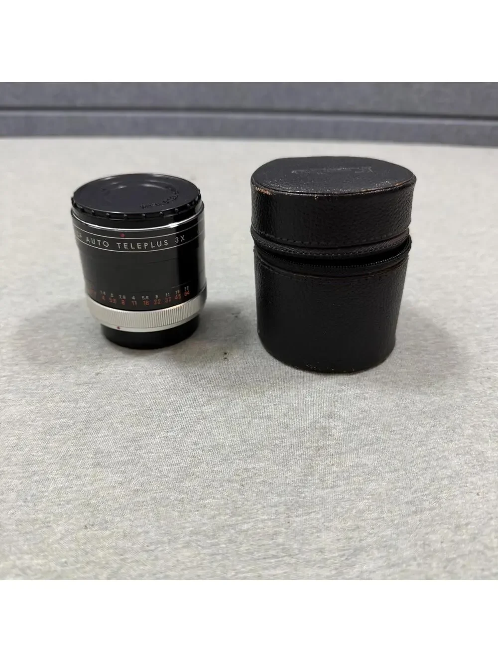 Kenko CF Auto Teleplus 3x Camera Telephoto Lens With Original Leather Case